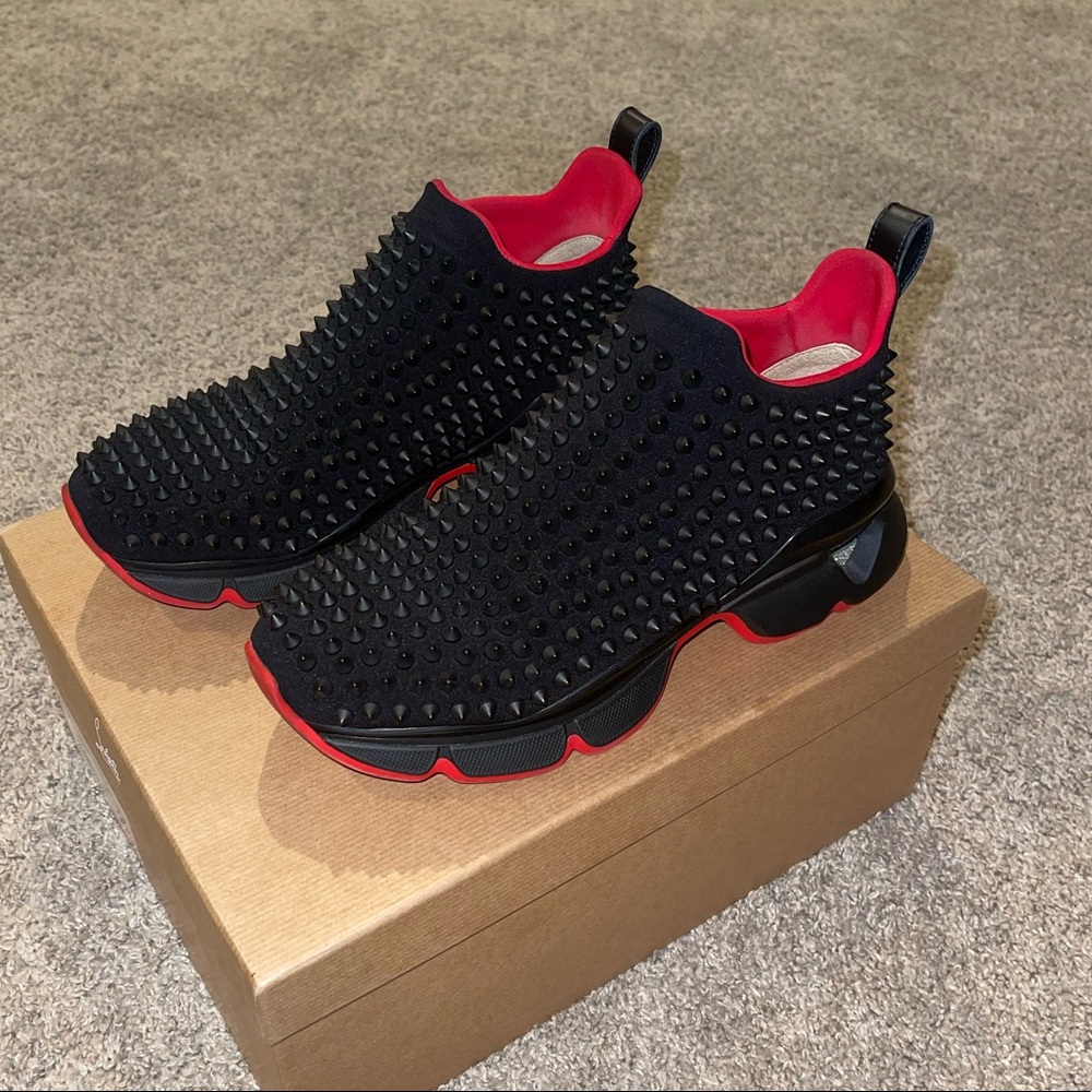 Spike Sock Donna Louboutin Sneaker - 100% Authentic